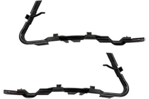 KARPARTS360 For Chrysler Town & Country 2008-2016 Bumper Cover Retainer Bracket Driver and Passenger Side | Pair | Front | Polypropylene Plastic | Replacement For CH1042120, CH1043120 | 5113137AA, 5113136AA