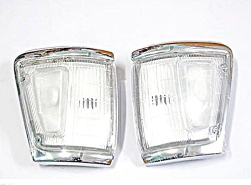 88 - 97 Toyota Hilux Ln106 4wd 4x4 Pair Chrome Indicator Corner Light 90 Ln111 CLEAR LENSES