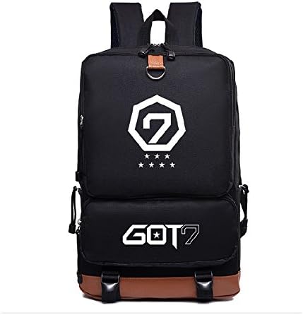 Kpop GOT7 Backpack pencil case set Canvas Schoolbag Shoulder Bag Handbag