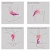 ZEMALIA Delia Vibrators G-Spot Stimulate Massagers Sex Toys for Couple's and Beginner's Vibe- Masturbator Sexual Wellness Discreet Packaging(Red)