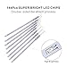 FYYZY Icicle Lights Snowfall Meteor Shower Rain Light Christmas LED Decoration Falling Drop String Light 8 Tubes 288 LEDs(Blue, 30cm), 1 Pack