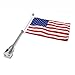 Sedeta US flag Motorcycle Pole Mount holder For Harley Davidson XL883 XL1200