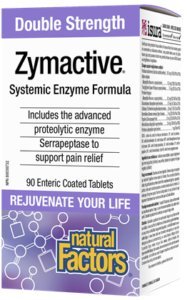 Dr. Murray'S Zymactive Double Strength, 90 caps, Systemic Enzyme Formula with proletic Enzyme serrapeptase to Support Pain Relief