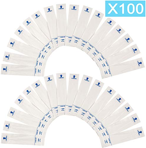 100 Pack Digital Thermometer Probe Covers - 4.74 x 1.10 Inches - Universal Covers for Oral,Armpit,Rectum Electronic Thermometer - Disposable, Sterile & Sanitary
