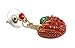 cocojewelry Pumpkin Dangle Charm Post Stud Earrings Fall Autumn Thanksgiving Halloween Jewelry (Dot Dangle)