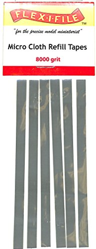 FLXMCRT08000 Flex-I-File Micro Cloth Tape Refill - 8000 Grit (6 pcs)