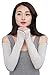 Bellady Women Outdoor Sun Block Soft Long Arm Sleeves Fingerless Gloves