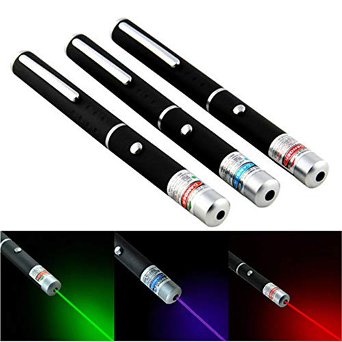 5mW laser pointer high power red 650nm green 532nm blue purple 405nm laser stylus adjustable combustion matching no battery (Purple)