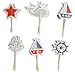 Nautical Cupcake Toppers Whale Cake Decorations for Baby Shower Wedding Birthday Party 24 Counts by GOCROWN?
