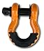 (2PK) GearAmerica Heavy Duty D Ring Shackle Orange | 58,000 lbs (29 US Ton) Max Strength | 3/4