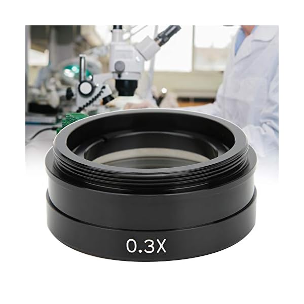 0,3X Mikroskop Kamera Zoom C-Mount Objektiv Industriemikroskop Zubehör – Bild 6