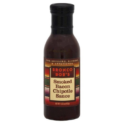 Bronco Bobs, Sauce Chipotle Smkd Bacon, 15.25 OZ (Pack of 6)