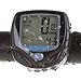 Blusmart Wireless Bike Speedometer Multi-functions with Clock Stopwatch Thermometer Waterproof Odometer of Big LCD Display Backlight