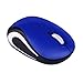 Portable Perman Cute Mini 2.4GHz Wireless 3 Buttons Optical Mouse Mice with USB Receiver for Computer PC Laptop Notebook Blue