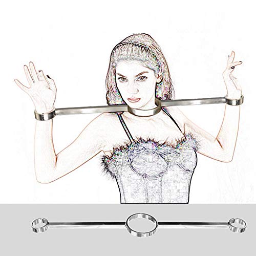 Personal Steel Pipe Bondage Handcuffs Collar BDSM Toys Leather Bondage Sets Restraint Kits Sex Things for Couples,Female