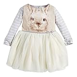 Weixinbuy Kid Baby Girl's Long Sleeve Rabbit Tutu Dress