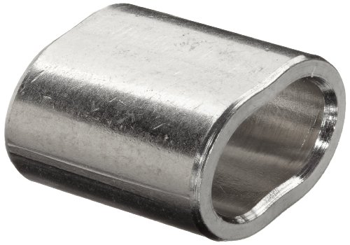 Loos Cableware SL11-2 Stainless Steel Crimping Sleeve Set for 1/16" Diameter Wire Rope (10 Piece)