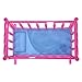 amazingdeal Baby Rocking Cradle Bed, Girl Mini Doll Toy Furniture Bed for Barbie Doll Accessories(Random Color)