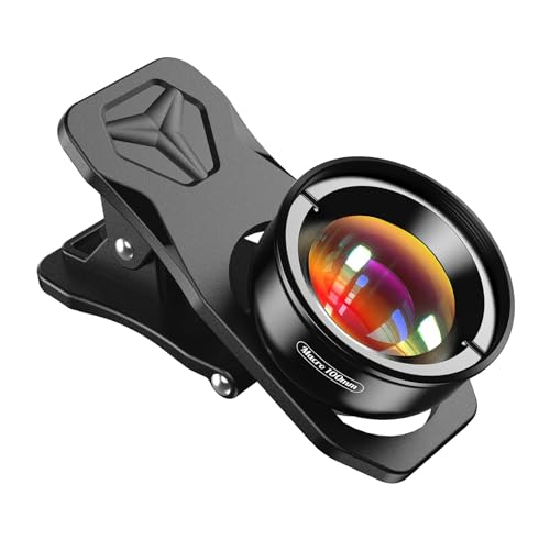 APEXEL Professional Macro Lens for Smartphone HD Macro Smartphone Compatible with iPhone, Pixels, Samsung Galaxy, Huawei, Xiaomi and Most Mobile Phones