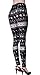 VIV Collection Plus Size Print Fashion Leggings, Reindeer Snow