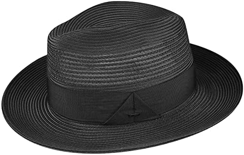 Bailey of Hollywood Men's Tate Fedora, Black, Small at Amazon