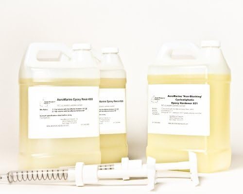 AeroMarine 300/21 Epoxy Resin 3 Gallon Kit - with Metering Pumps by AeroMarine Products