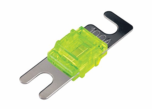 Kicker AFS100 100 Amp Platinum-Plated AFS Fuses with Color Coded Casing (2-Pack)