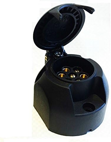 Beal UK 7 Pin Trailer Socket Plastic Trailer 12v Lights Connection Towing Electrics