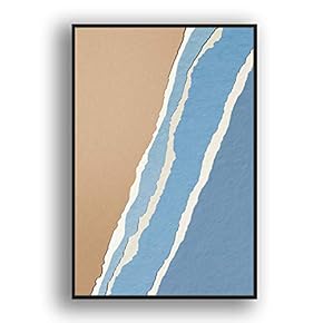 Framed Abstract for Living Room Bedroom Color Block for