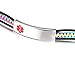 JF.JEWELRY Medical Alert ID Bracelets for Kids with Nylon Rope & Leather Braid Wrap Link,5.5 inch