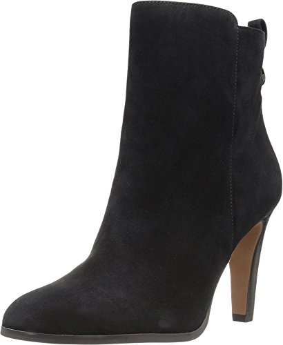 Coach Jemma Soft Calf Round Toe Leather Ankle Boot, Black, Size 9.0