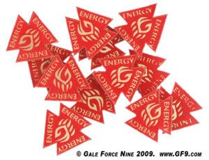 Scornful Crimson WarClaws Energy Pack Tokens