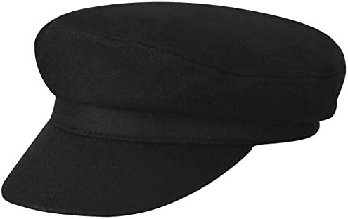 Hats.Com Unisex Argo Wool Fiddler Cap Black Xl