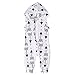 Emmababy Toddler Baby Boys Girls Hoodie Jumpsuit Zip up Romper Outfit Top Overall Long Pants Hooded Sleeper