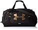 Under Armour Adult Undeniable Duffle 3.0 Gym Bag , Black Full Heather (002)/Metallic Victory Gold , Medium