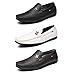 Beverly Hills Polo Club Men's Driving Shoes Slip-on Loafer Moccasin Textured Casual Lightweight Flat Boat Shoes for Men