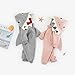 ALLAIBB Shark Baby Onesie Cotton 3D Cartoon Romper Cute Jumpsuit Hooded Outwear for Toddler Baby Boys Girls 3-24M