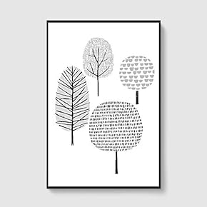 Framed Home Artwork Nordic Style for Living Room Bedroom