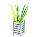 Yansanido Fluent Writting Pen, 12 Pcs 0.38 mm Black Ink Grass Shape Rolling Ball Cute Gel Ink Pen for Student and School Office Supplies (Grass)