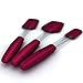 Ultra Premium 3 Pc Silicone Spatula Set, Ergonomic Long Palm Handle Grip w Hanging Holes. 450°f Heat-Resistant Silicone Utensils, Non-Stick 4 Cooking, Sautéing, Scraping, Decorating & Baking