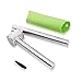 UGY Garlic Press and Peeler Set. Heavy Duty Stainless Steel Kitchen Garlic Mincer, Crusher