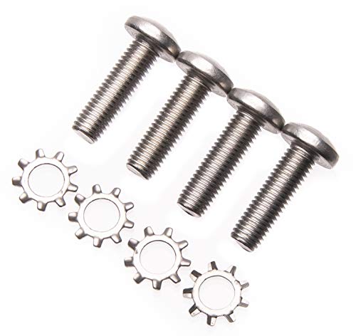 Umbrella Corporation Stainless Steel Replacement Phillips AR Grip Screw with Washer - Set of 4