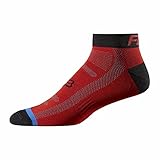 Fox Men's Race 2-Inch Socks, Red, Small/Medium