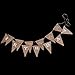 Happy Birthday Hessian Bunting Banner Pennant Rustic Wedding Decor