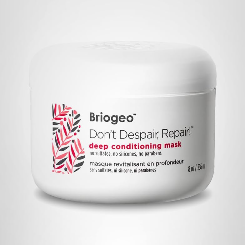 Briogeo Don't Despair, Repair! Deep Conditioning Mask | Protein + Moisture Balance Conditioner for Dry, Damaged, Color-Treated Strands | Vegan & Cruelty-Free