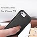 iPhone 8 Case, iPhone 7 Case, Anti-fingerprint Thick (1.7mm) TPU Micro Frosted All-round Protection of Soft Case for iPhone 7/8 - Black