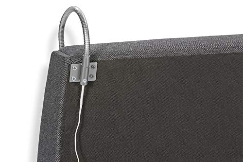 Olympic Life® boxspring leeslampje voor boek/bedlampje voor slaapkamer | montage aan achterkant hoofdbord | aluminium - Afbeelding 7