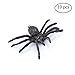 FUNLAVIE 10PCS Plastic Spiders Realistic Bugs Scary Creepy Rubber Prank Gag Gifts for Halloween Decorations