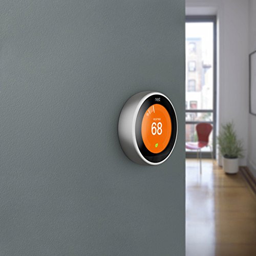 Google Nest Learning Smart Thermostat 3rd Generation Stainless
