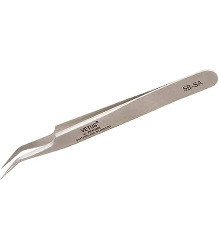 VETUS Original Stainless Steel Precision Tweezers | TS-10 TS-11 TS-12 TS-13 TS-14 TS-15